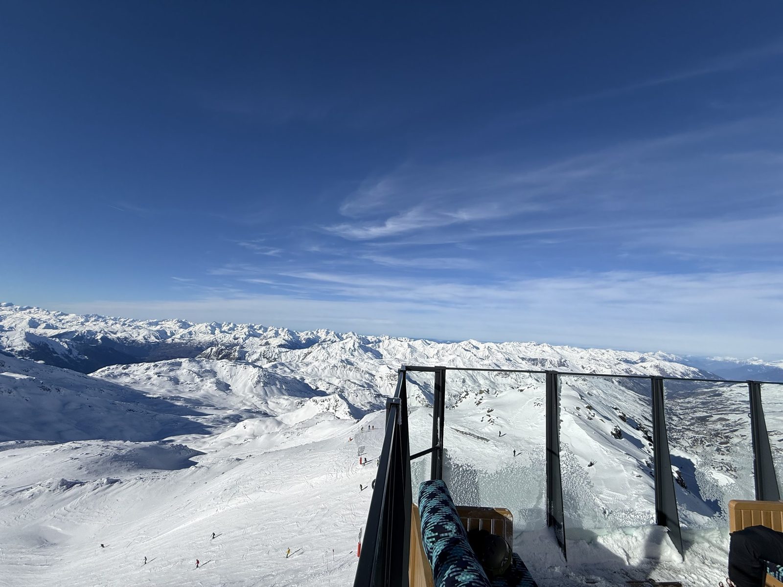 Vue depuis la Cime Caron, 3200 m