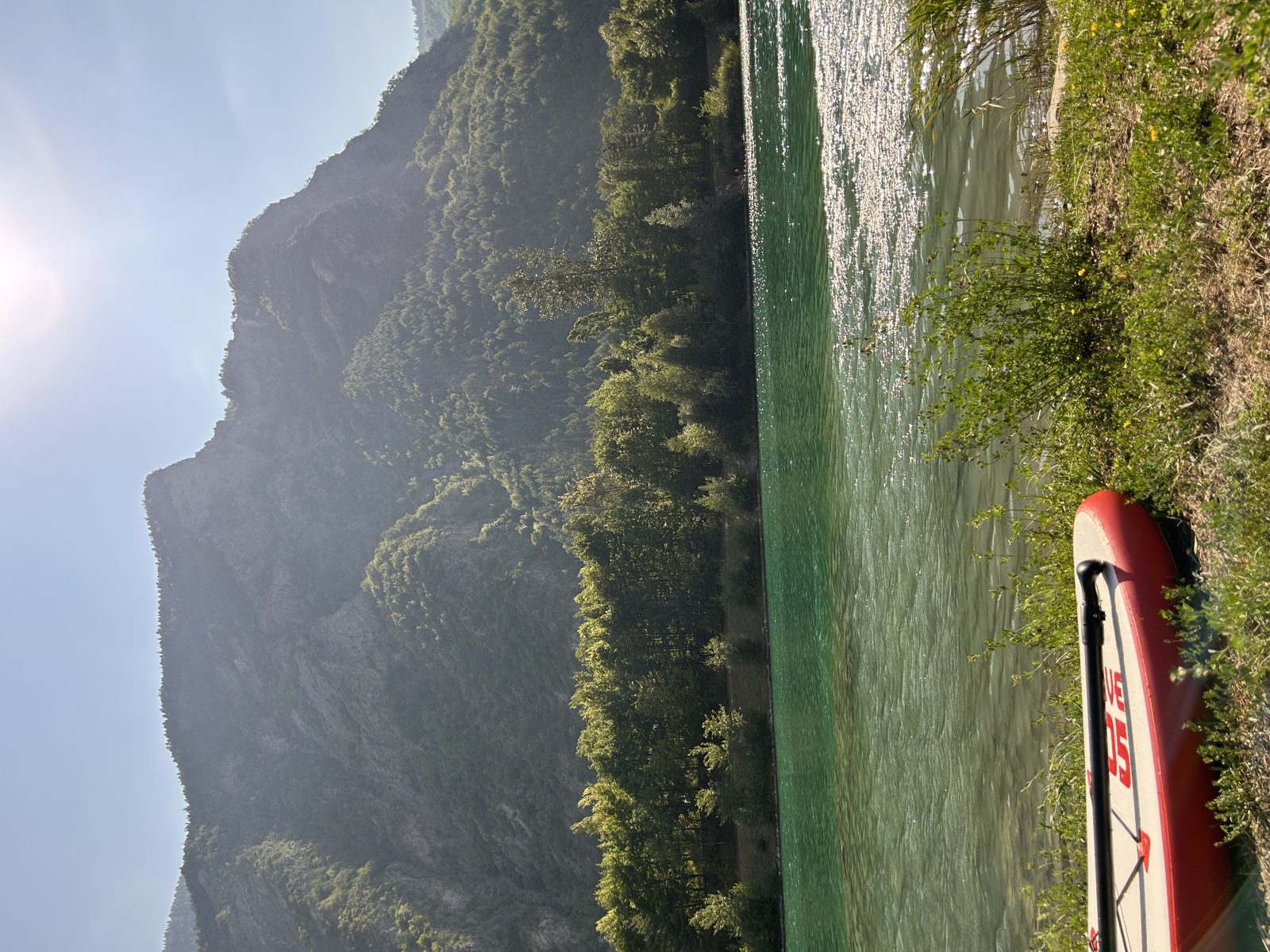 Lac des Oudins en Maurienne, activités nautiques en été