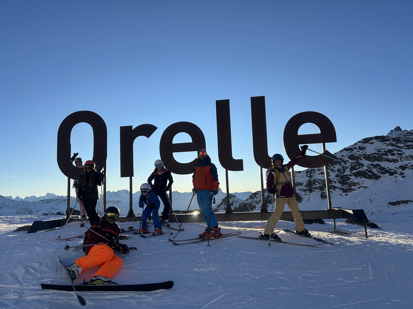 Panneau d'Orelle sur le domaine skiable