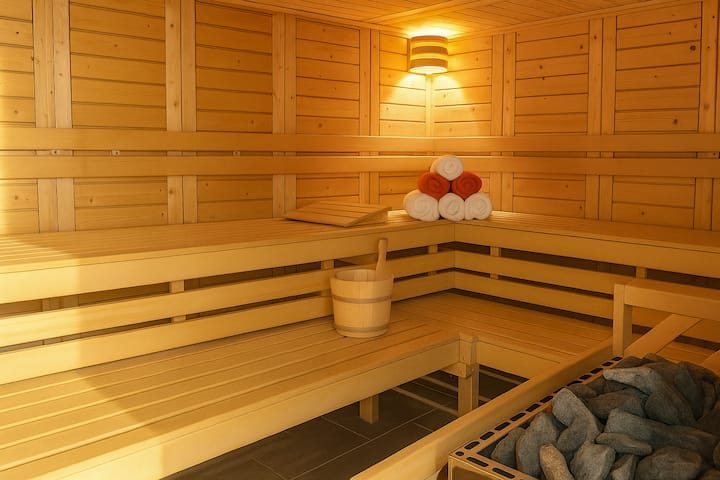 Sauna de la résidence