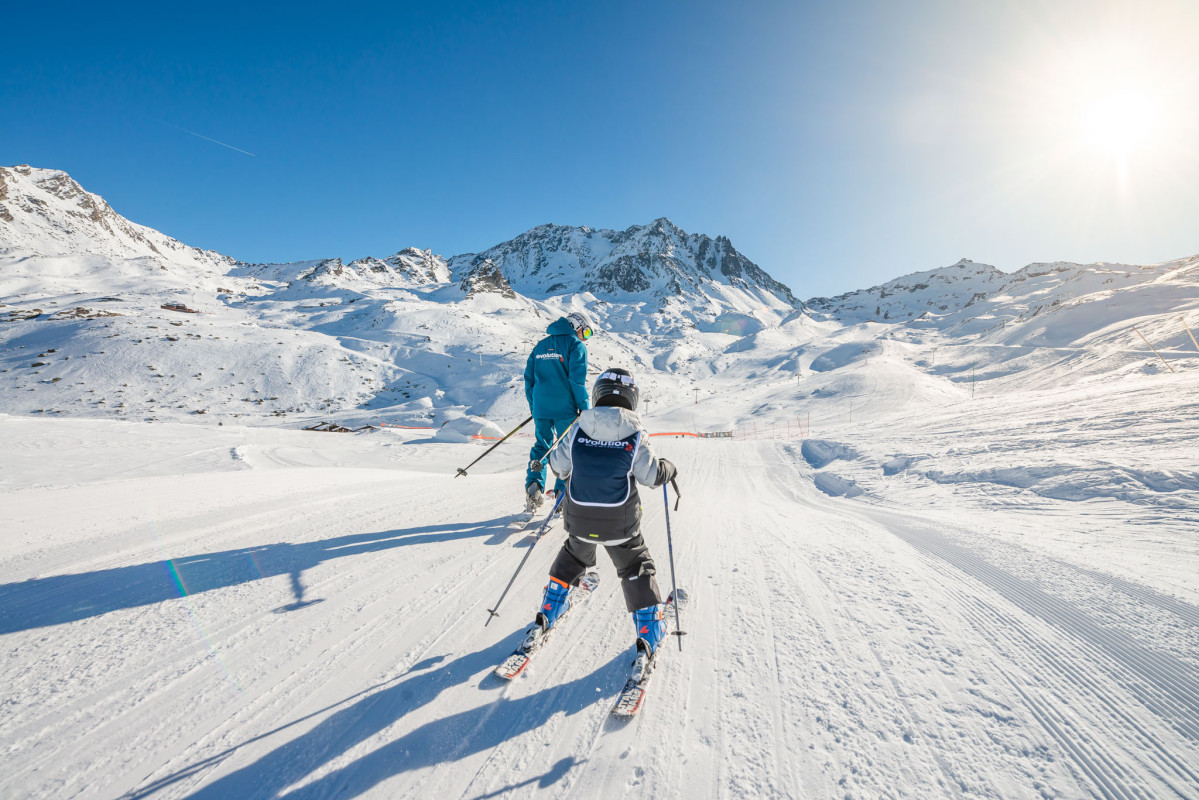Ski sur le domaine d'Orelle - Val Thorens